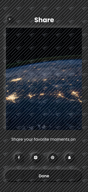 Camera – Open Image – Share