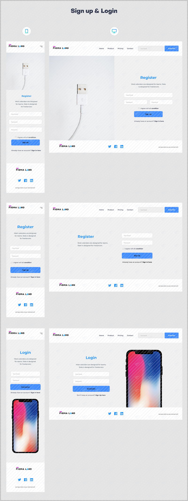 Sign up & Login