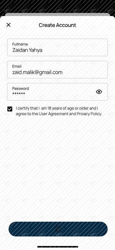 Create account [Submit Process]