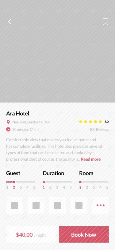 Hotel Detail Screen
