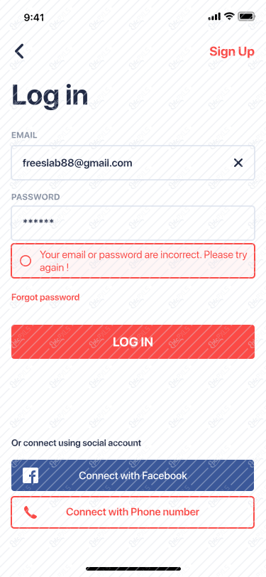 11_Log In_Alert Error!