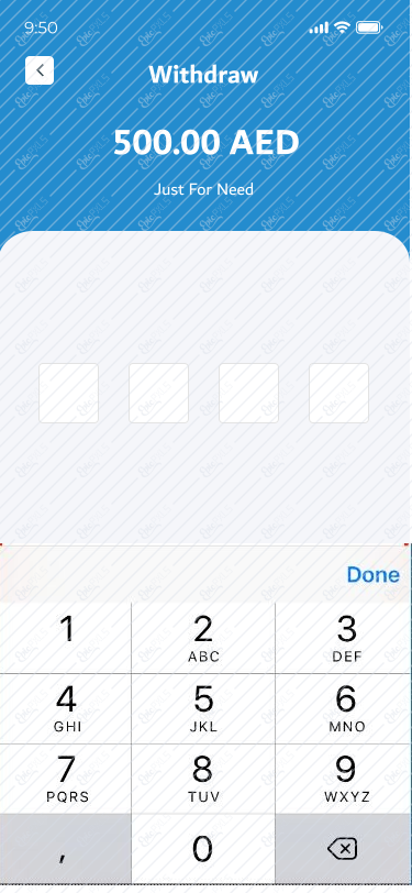 12. Enter code