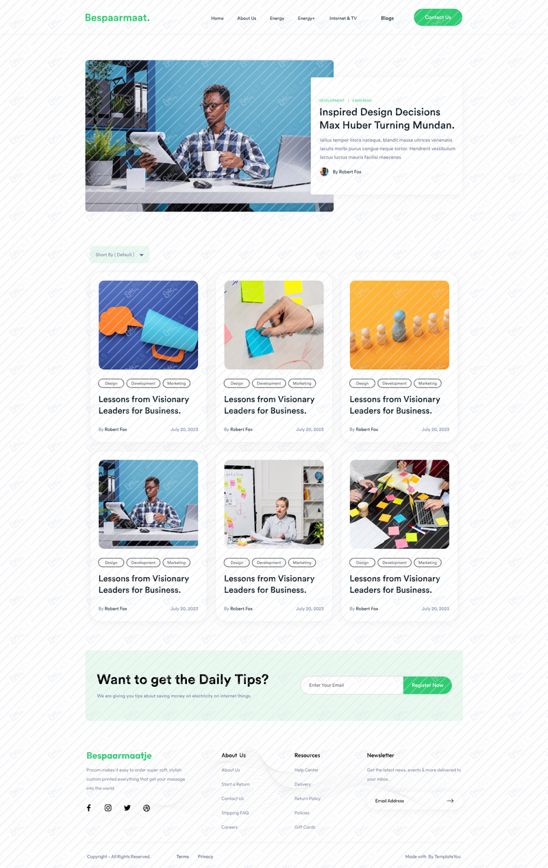 Blog Page