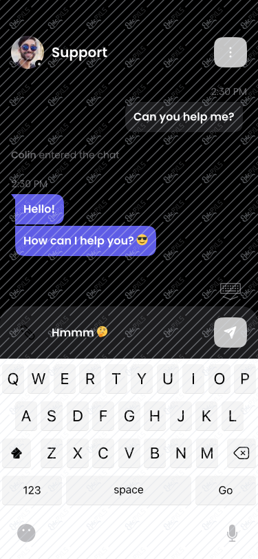Light / Chat Keyboard