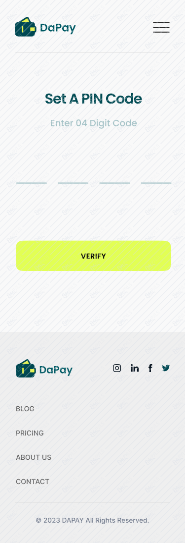 Pin Code