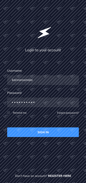 Login Filled
