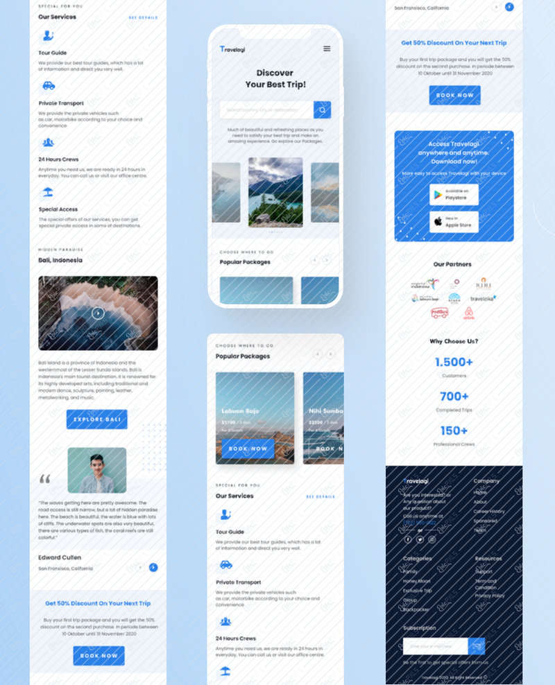preview responsive mobile