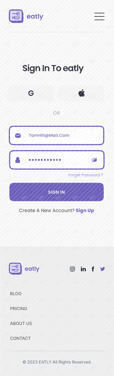 Sign In Active