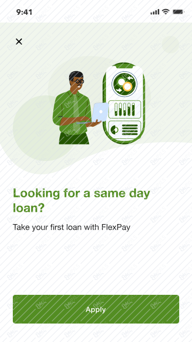 Take loan/welcome