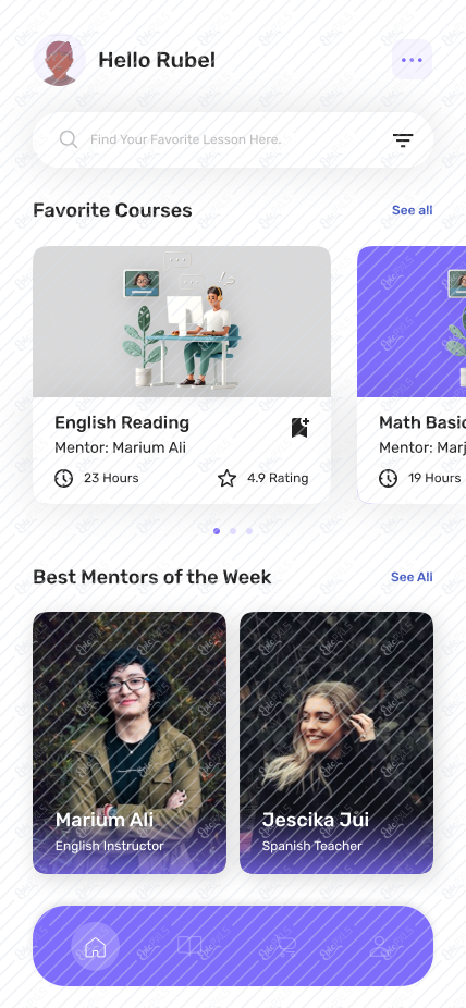Courses & Mentors