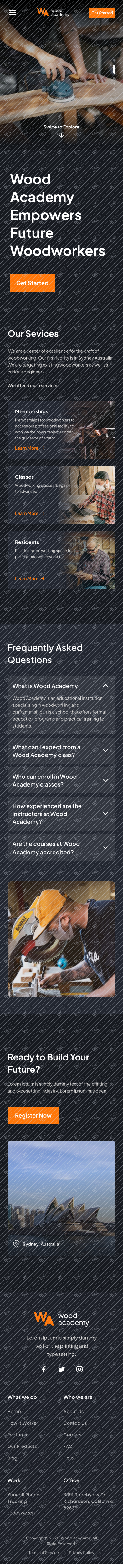 Responsive wood academy