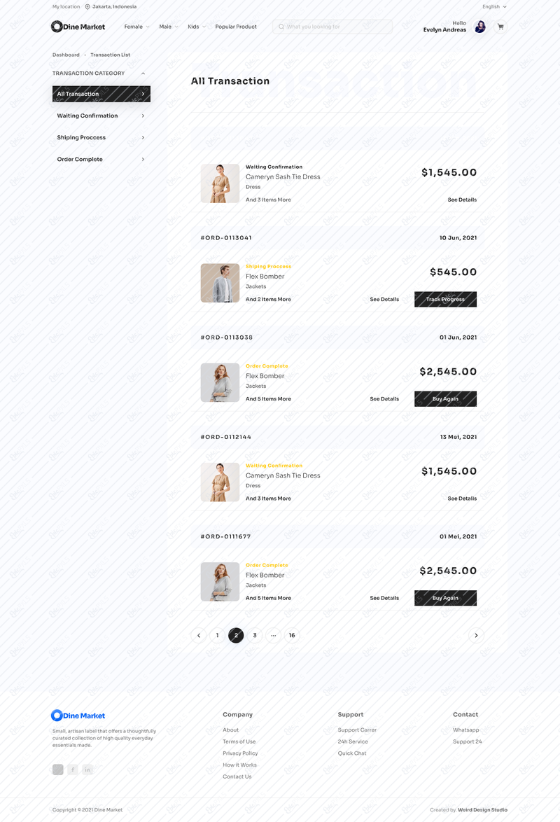 eCommerce-Dashboard