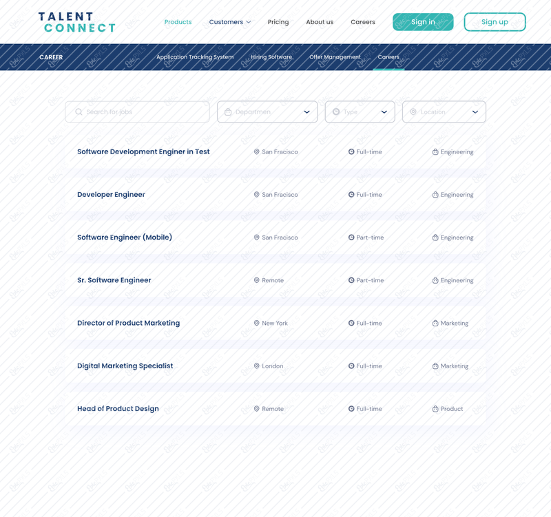 Company / Job profile
