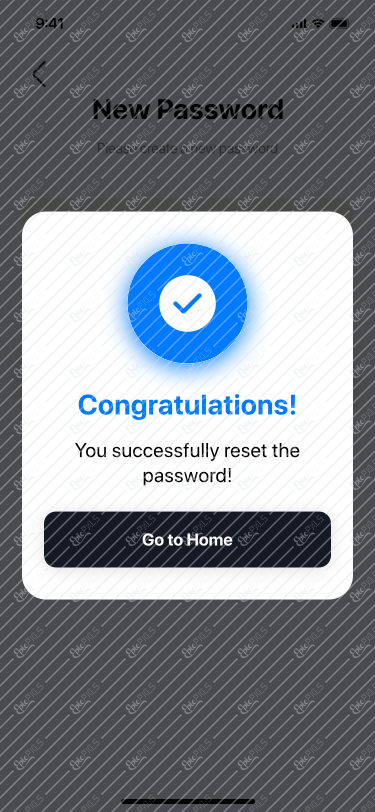 New Password Succes Reset
