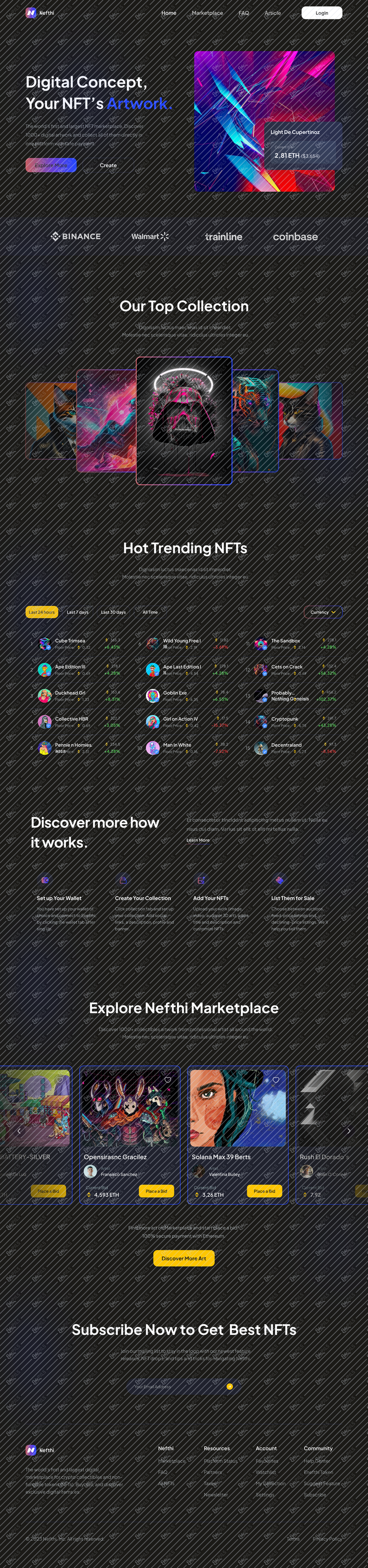 Dekstop - Landing Page