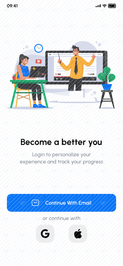 1.1 Onboarding screen