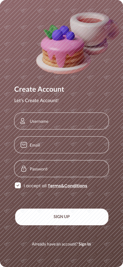 5 Sign Up