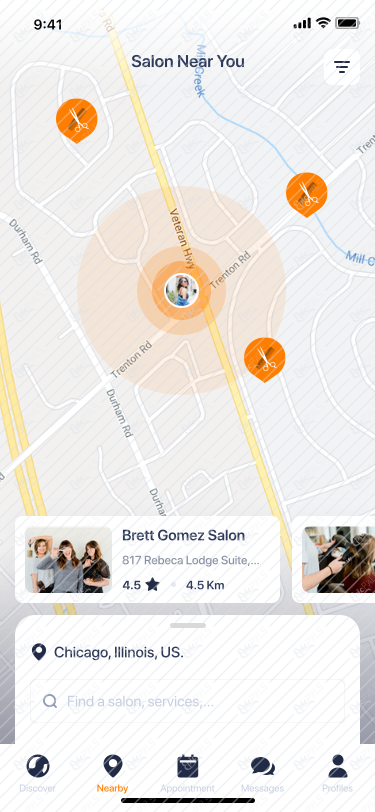 23 .Nearby