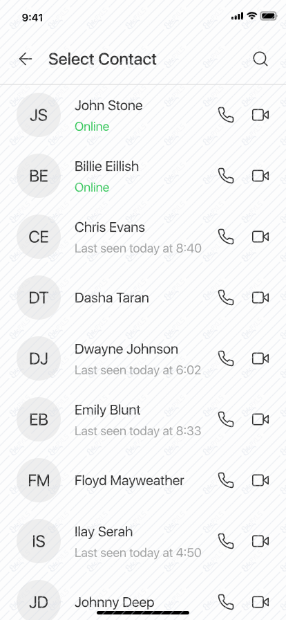 Select Contact
