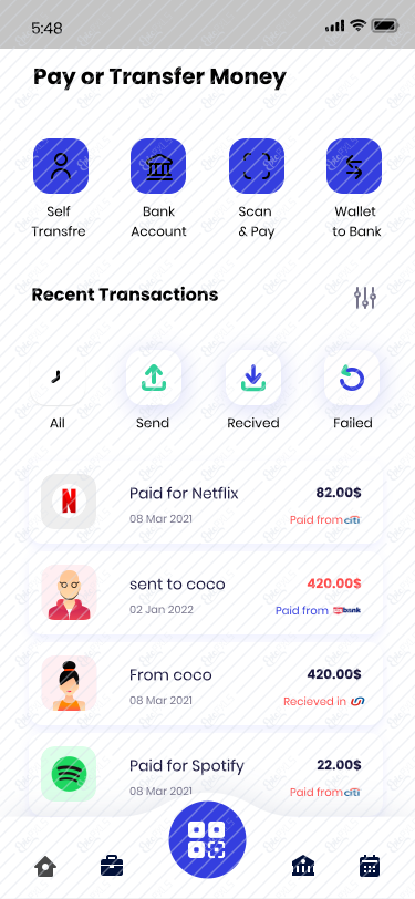 Pay or Send money
