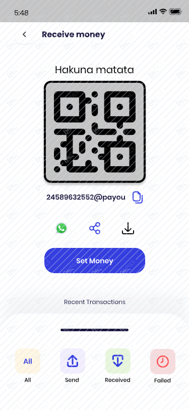 Receive money ver2