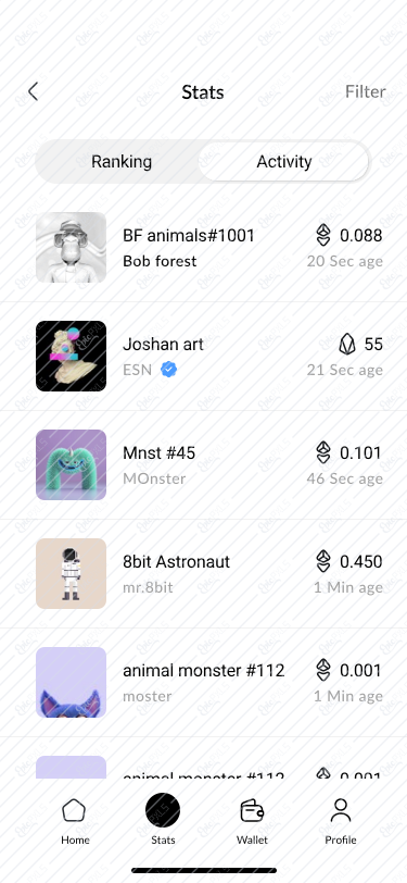 25- stats/ activity