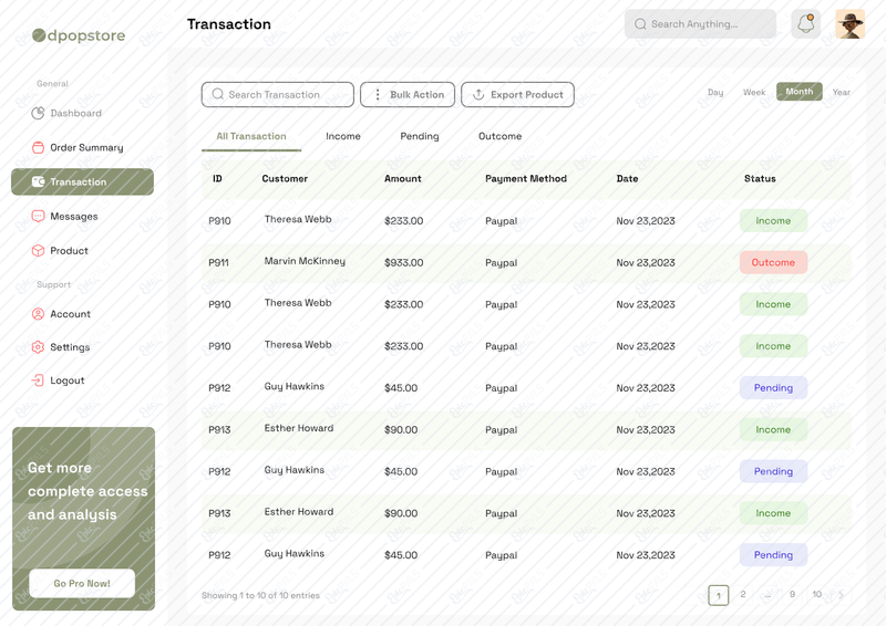 Transaction - All
