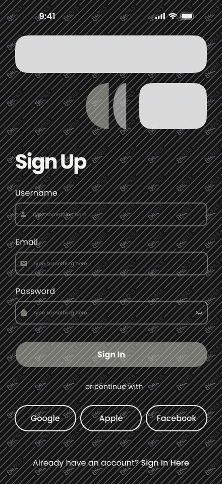 Sign Up Screen