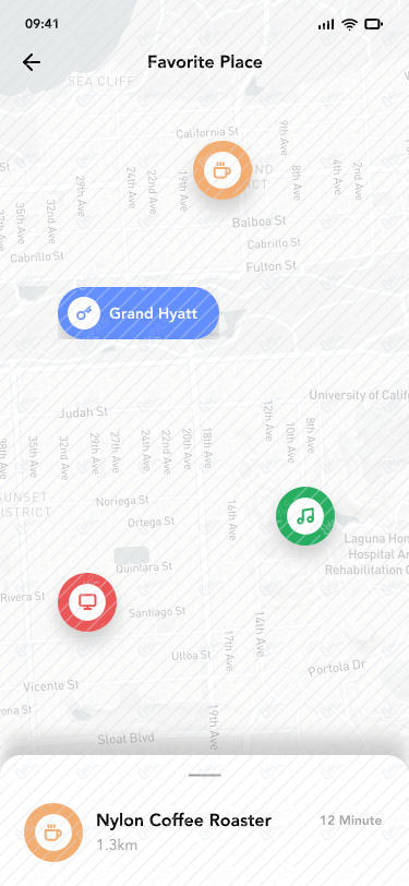 5. Favorite Place - Map