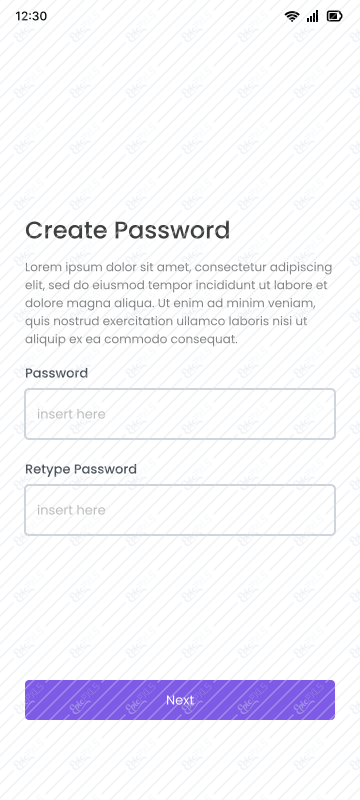 Login/SignUp - Password