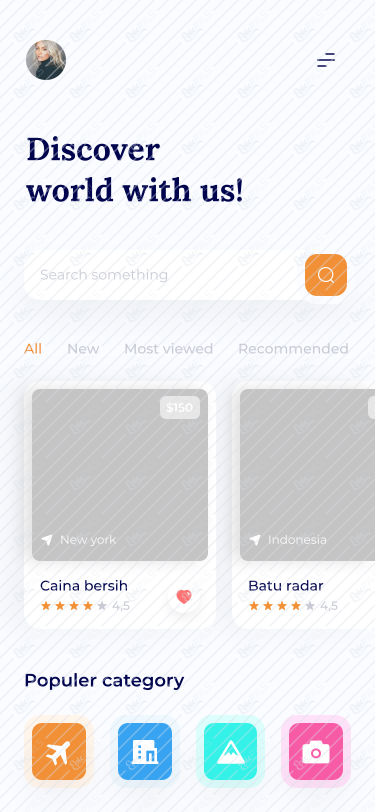 Home screen