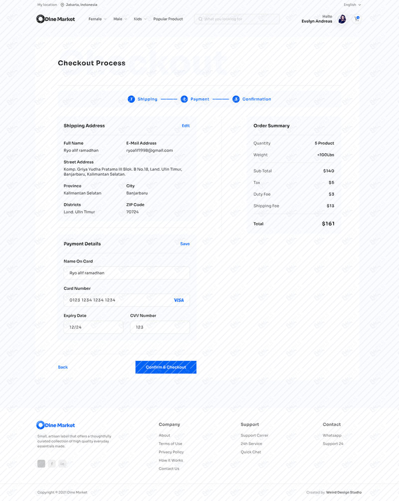eCommerce-Edit Payment Details