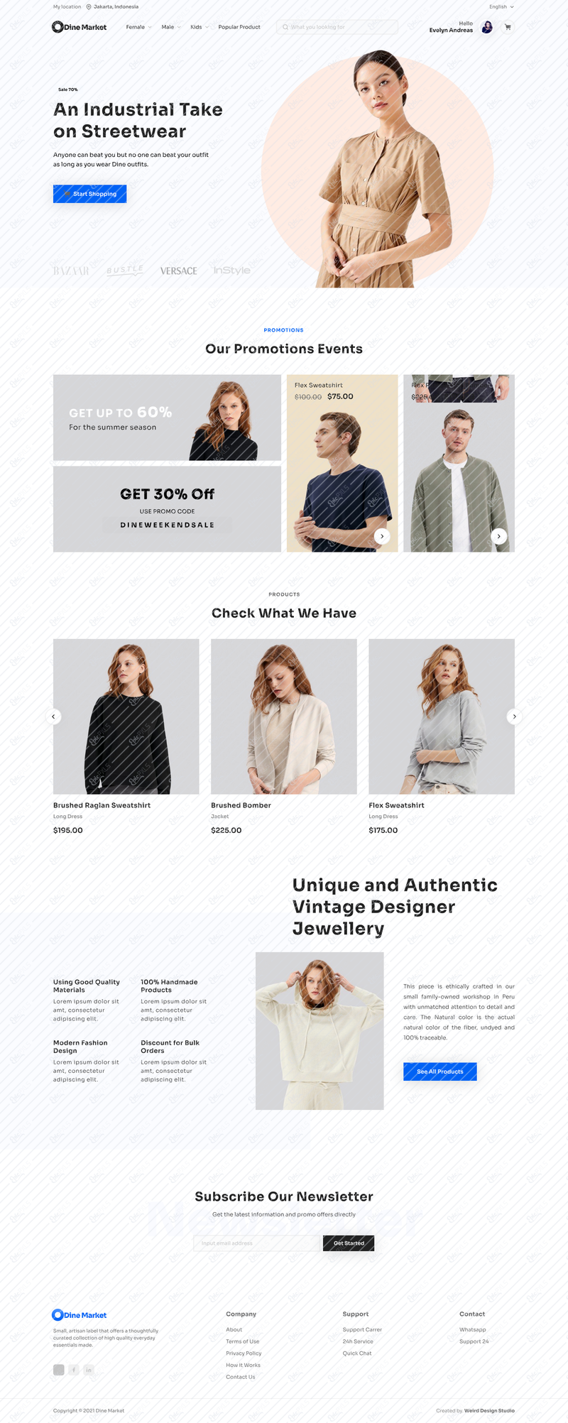 eCommerce-Homepage