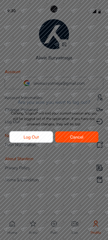 Logout