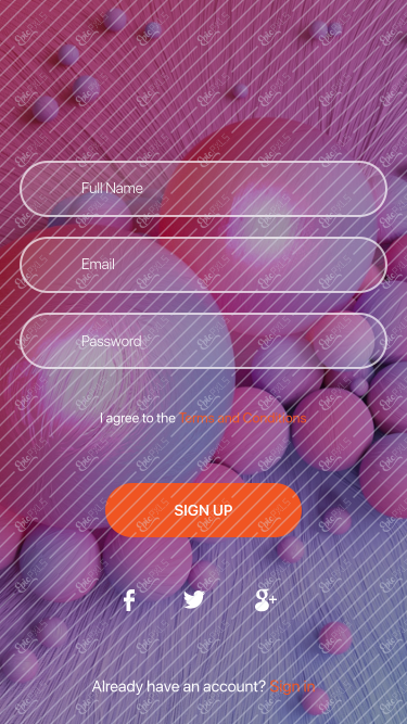 Sign up 6