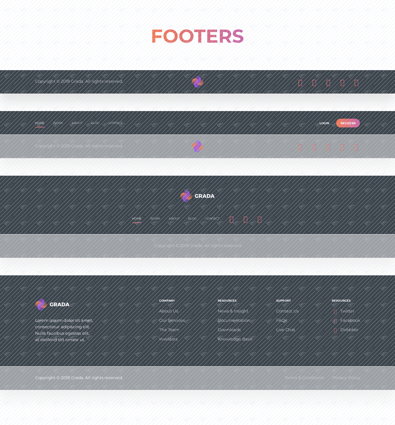 Footers