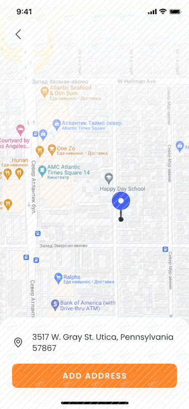 Map / add address