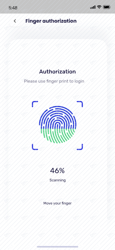 Biometrics login