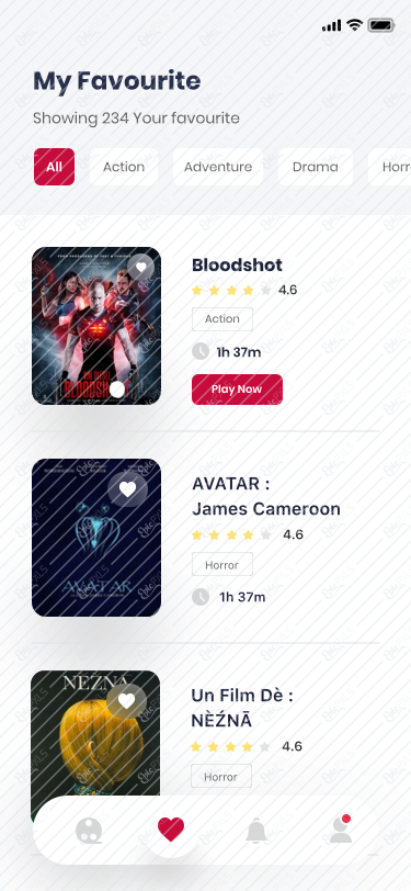 Favourite Screen