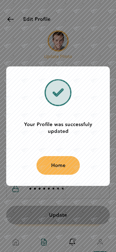 37. Profile / Edit Profile / Confirmation
