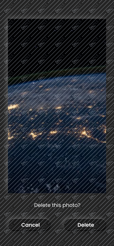 Camera – Open Image – Delete