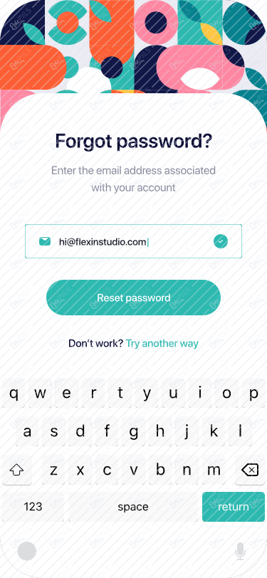 Forgot Password - Typing