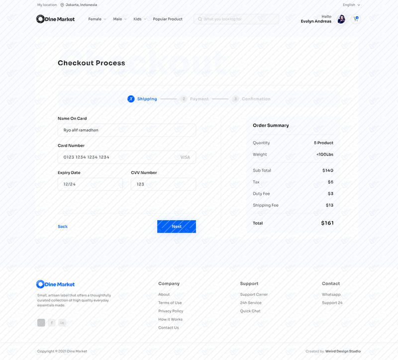 eCommerce-Input Payment Details