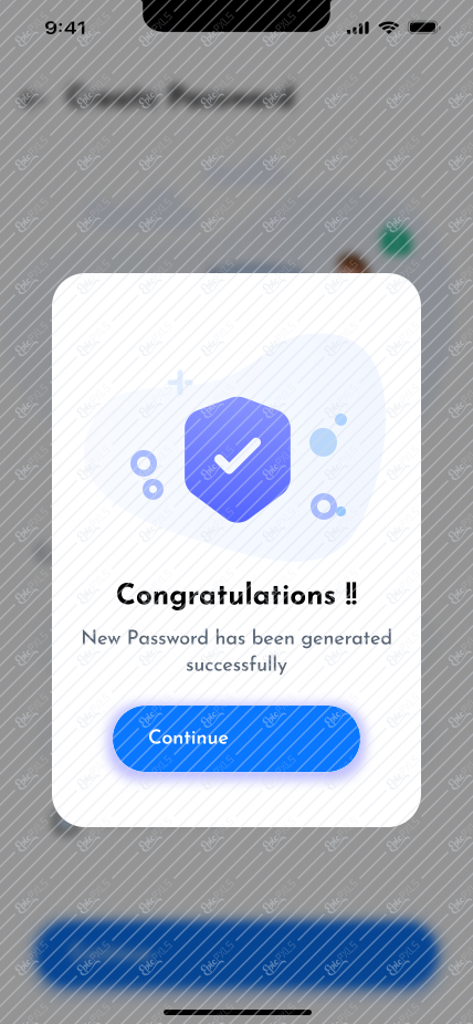 Password Created Page
