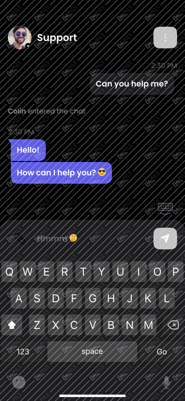 Dark / Chat Keyboard