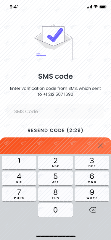 1_logIn_enter Error SMS Code