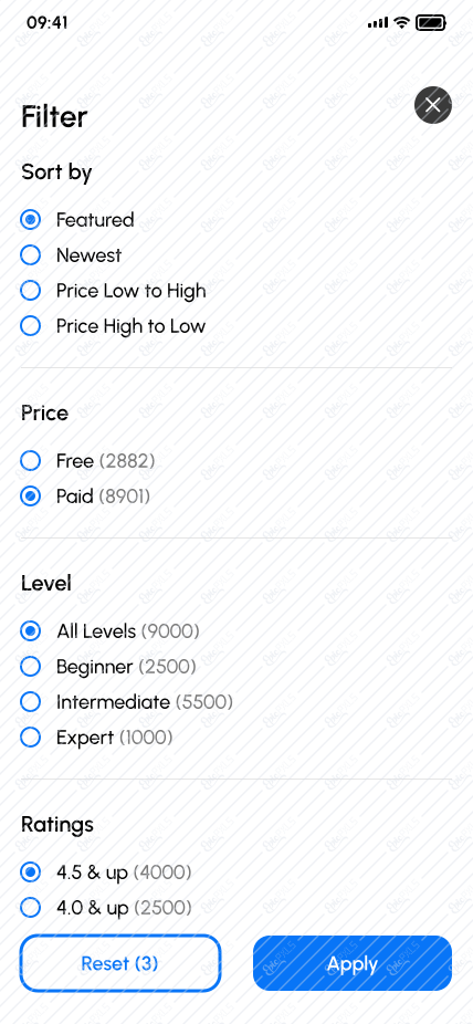 3.4 Search Filter