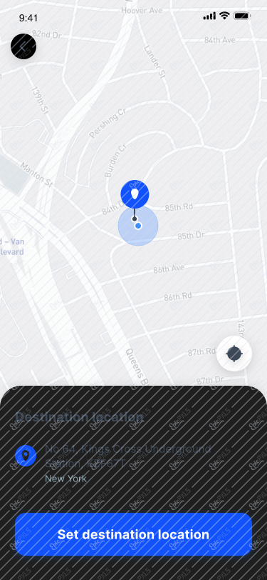 Set location via Map