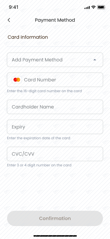 95_Payment Method - input