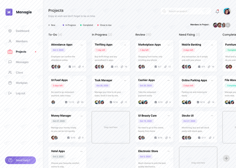 2. project page